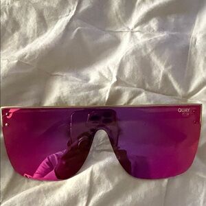 Quay Australia Purple Shield Sunglasses